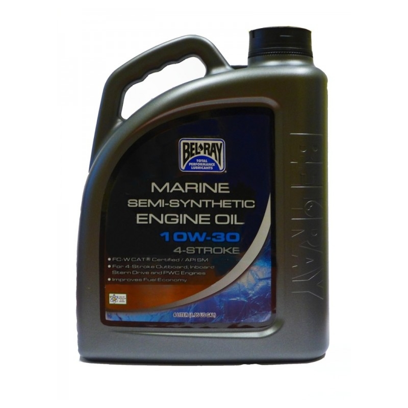 Motorolaj Bel-Ray MARINE SEMI-SYNTHETIC 4T 10W-30 4 l kiárusítás