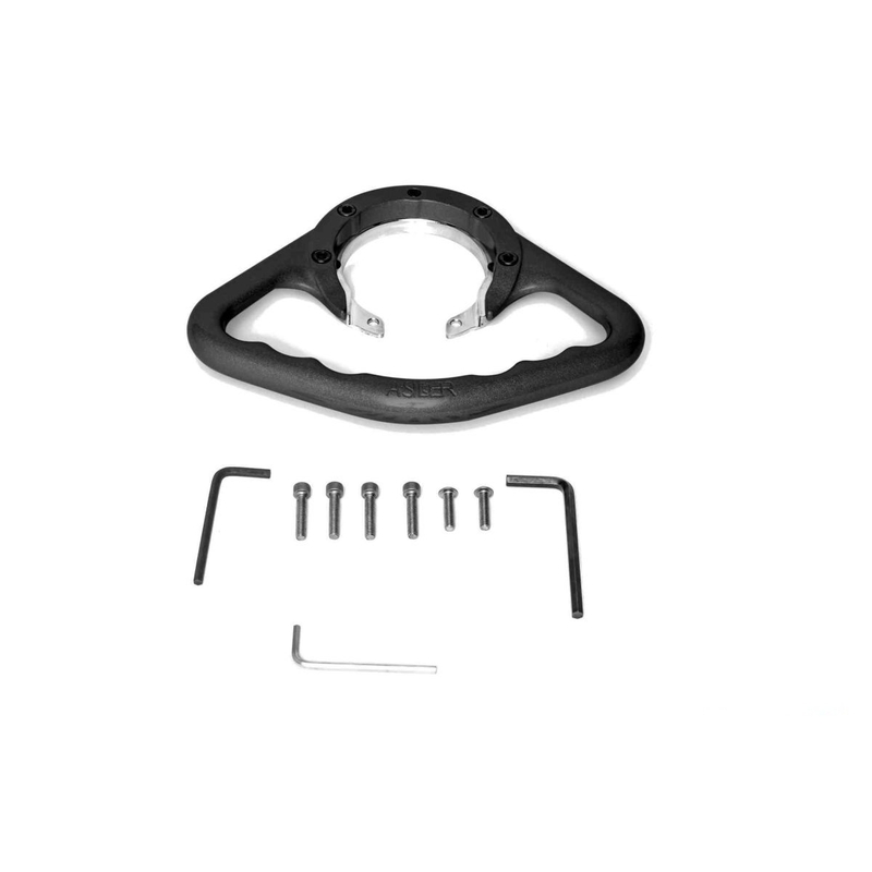 Passenger hangers PUIG fekete részére KAWASAKI Ninja 250 R 2008-2012, KAWASAKI EX Ninja 300 2013-2015