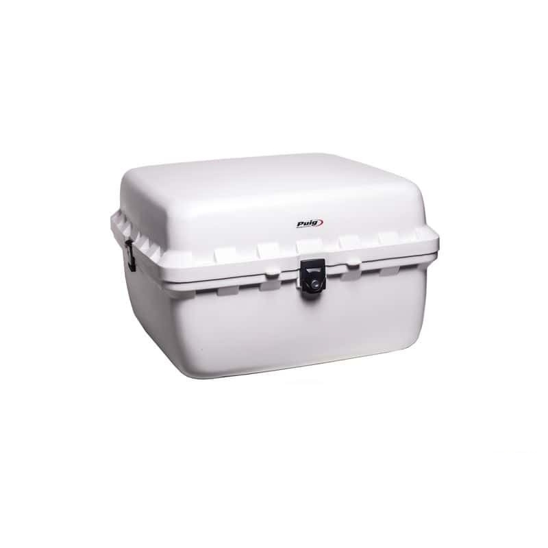 Top box PUIG BIG BOX fehér 90l, with lock