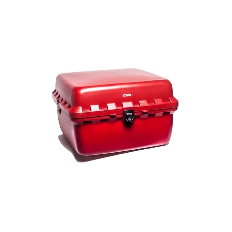Top box PUIG BIG BOX piros 90l, with lock
