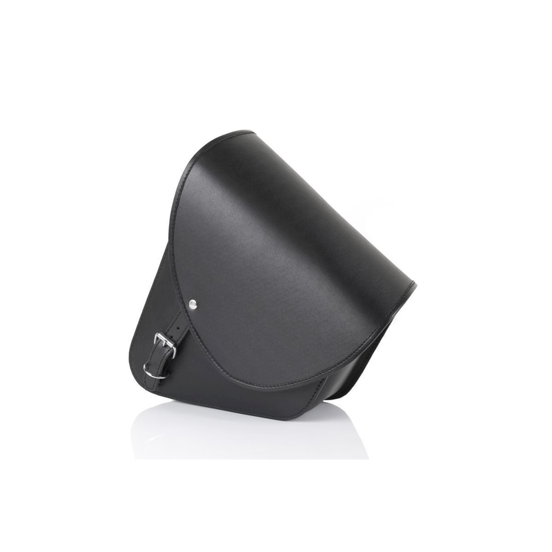 Leather saddlebag CUSTOMACCES BARCELONA fekete bal