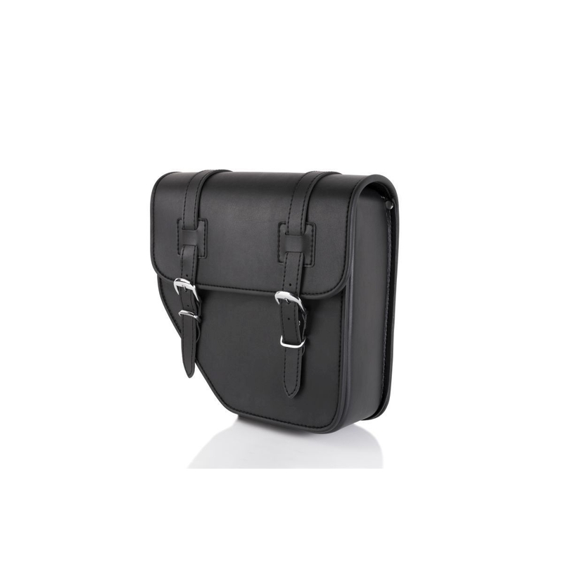 Leather saddlebag CUSTOMACCES IBIZA fekete bal