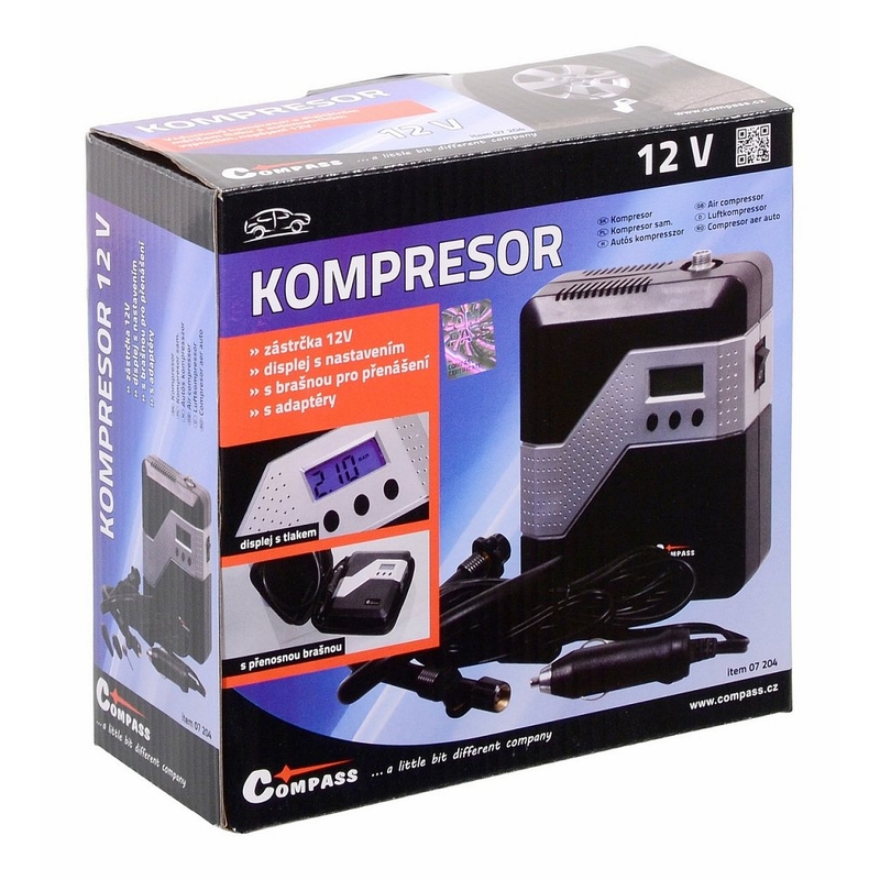 Kompresszor 12V BRICK digitális