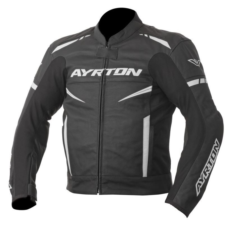Ayrton Raptor motoros kabát fekete-fehér akció kiárusítás