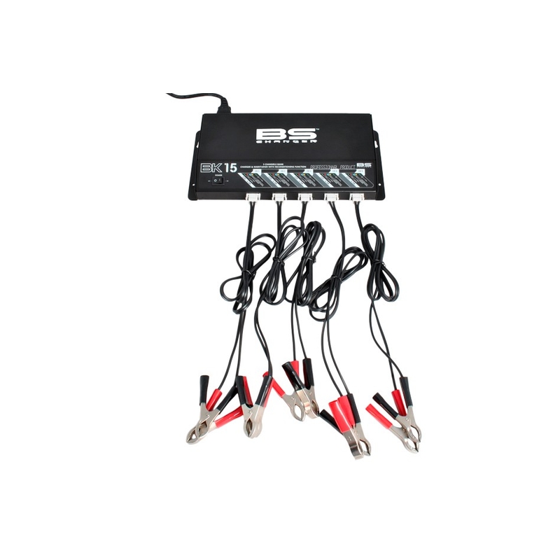 Professzionális akkumulátor töltő 5 akkura BS-BATTERY 5 Bank charger 12V 5x1.5A