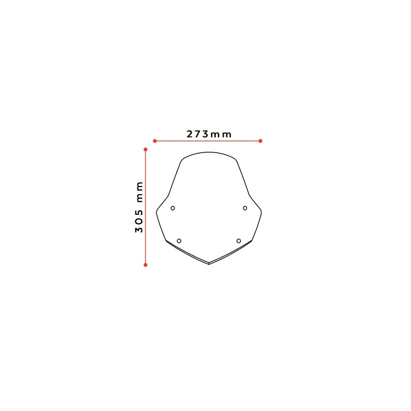 Windshield PUIG NEW GEN. SPORT fekete