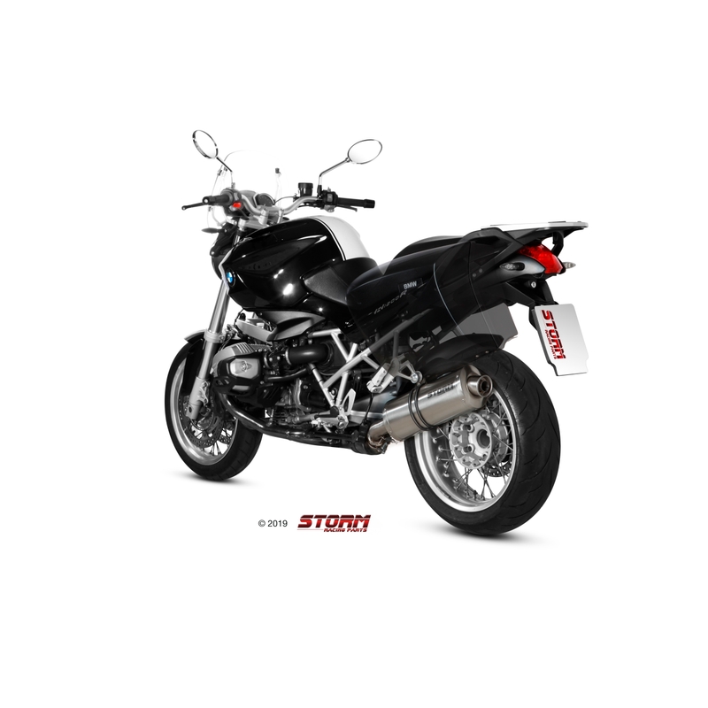Kipufogóvég STORM OVAL rozsdamentes részére BMW R 1200 R / RS 2011-2014