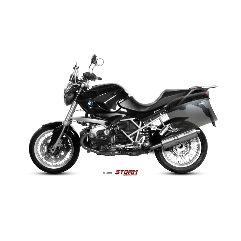Kipufogóvég STORM OVAL rozsdamentes részére BMW R 1200 R / RS 2011-2014
