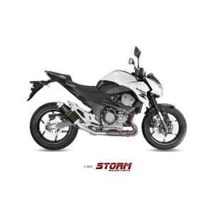 Kipufogóvég STORM GP K.035.LXSB Acélos fekete