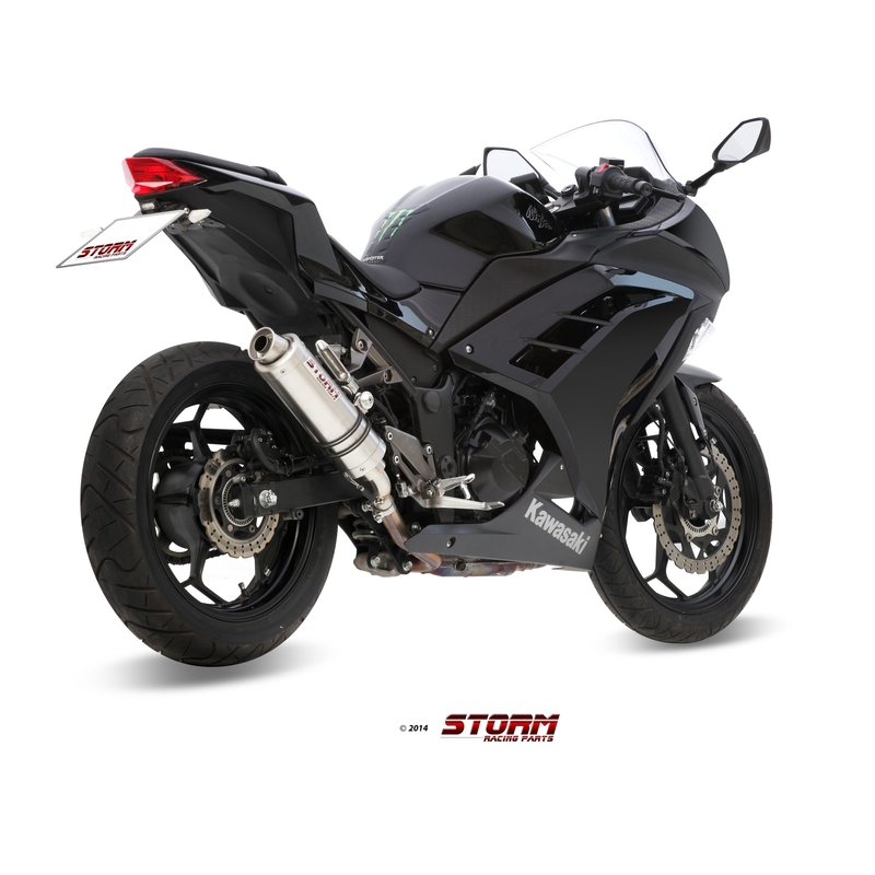 Kipufogóvég STORM GP rozsdamentes