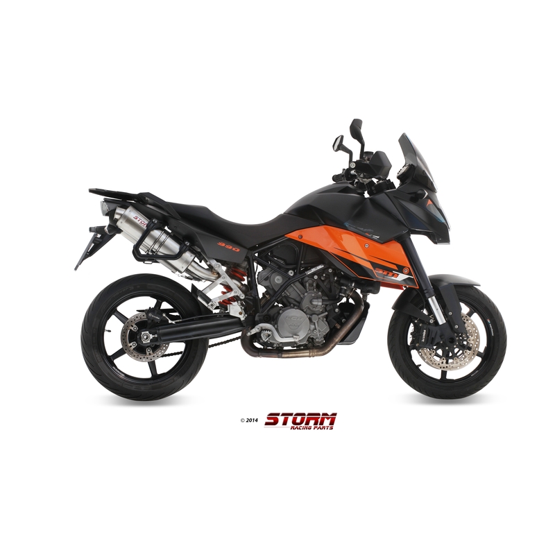 2 kipufogóvég STORM OVAL rozsdamentes részére KTM Supermoto 990 / R / T 2009-2013