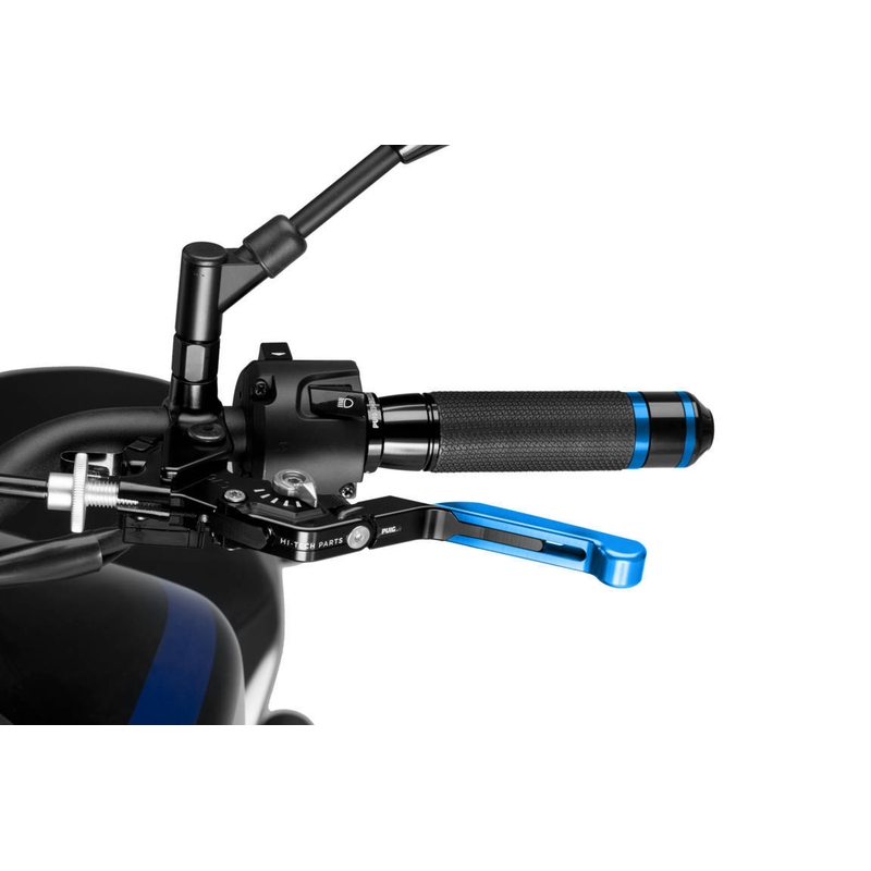 Clutch lever without adapter PUIG 3.0 extendable folding kékes/ezüst