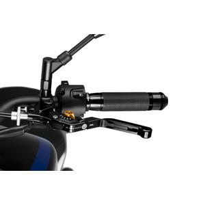 Clutch lever without adapter PUIG 3.0 24NNO extendable folding black/gold