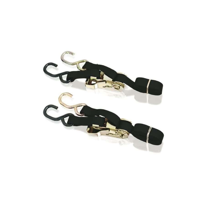 Straps PUIG TIE DOWN WITH HOOKS fekete pár