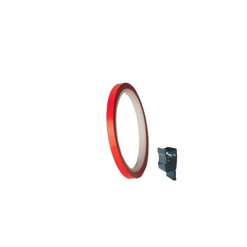 Rim strip PUIG orange fluerescent 7mm x 6m (with aplicator)