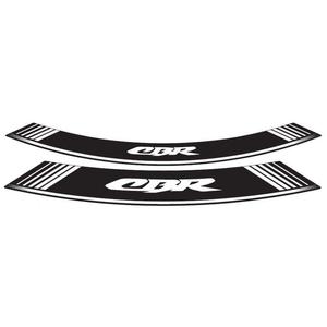 Rim strip PUIG CBR fehér set of 8 rim strips