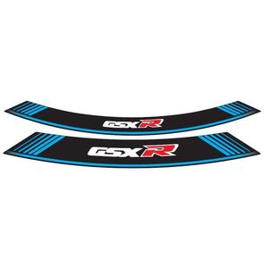 Rim strip PUIG GSXR 5525A kék set of 8 rim strips