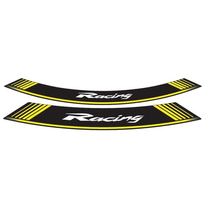 Rim strip PUIG RACING sárga set of 8 rim strips