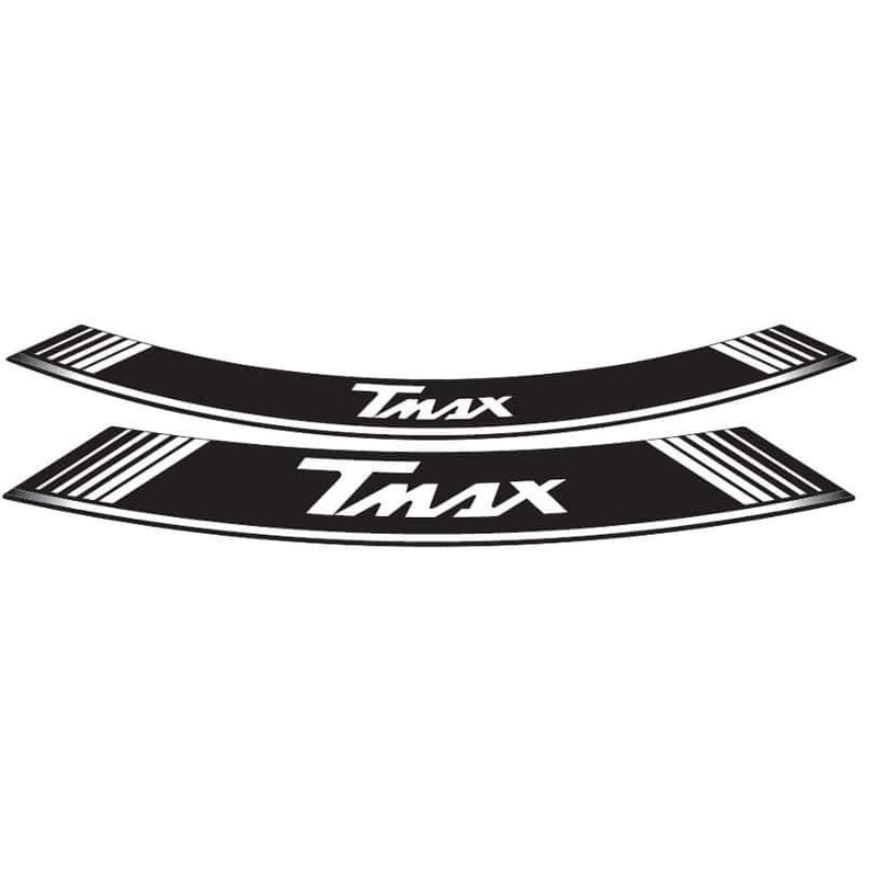 Rim strip PUIG T-MAX fehér set of 8 rim strips