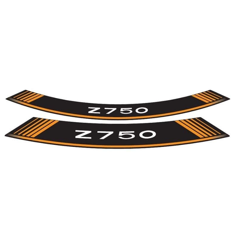Rim strip PUIG Z750 narancssárga set of 8 rim strips