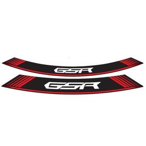 Rim strip PUIG GSR 5989R piros set of 8 rim strips