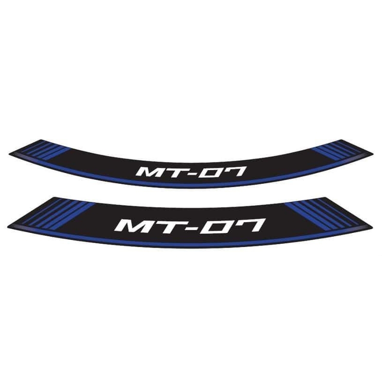 Rim strip PUIG MT-07 kék set of 8 rim strips