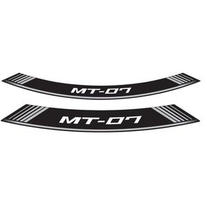 Rim strip PUIG MT-07 9136P ezüst set of 8 rim strips