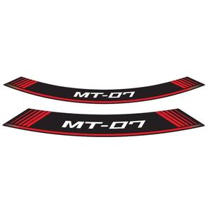 Rim strip PUIG MT-07 9136R piros set of 8 rim strips