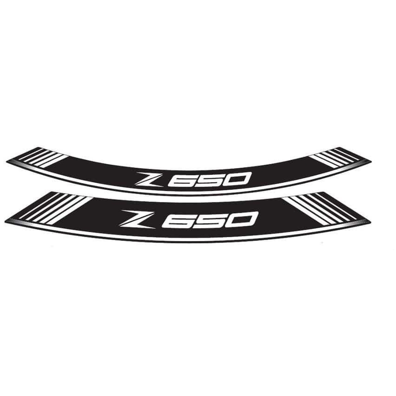 Rim strip PUIG Z650 fehér set of 8 rim strips