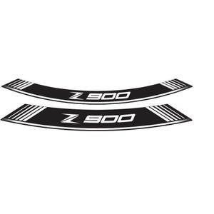 Rim strip PUIG Z900 9291B fehér set of 8 rim strips