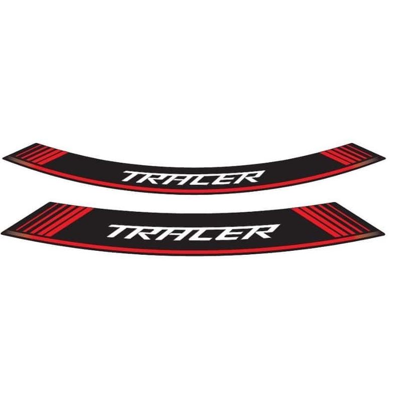Rim strip PUIG TRACER piros set of 8 rim strips