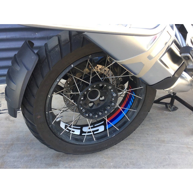 Rim strip PUIG GS fekete részére KTM Super Duke 1290 / R 2014-2022, BMW R 1250 GS Adventure 2018-2023