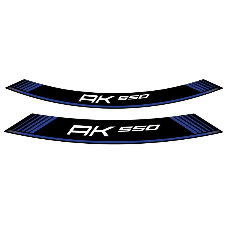 Rim strip PUIG AK550 kék set of 8 rim strips