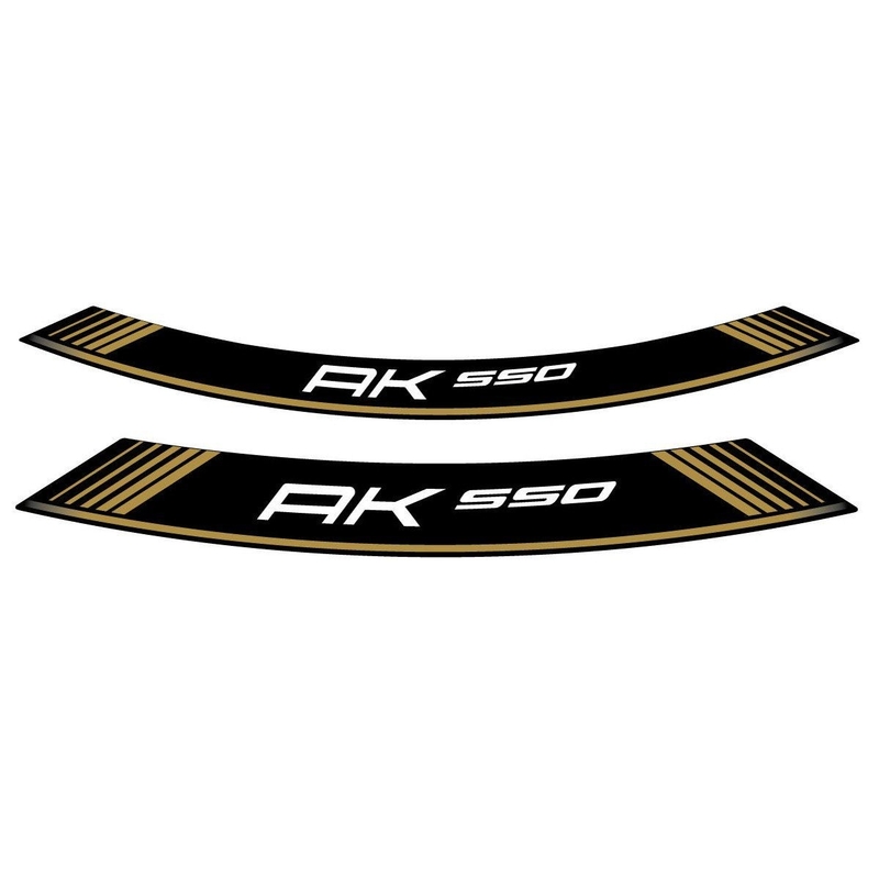 Rim strip PUIG AK550 arany set of 8 rim strips