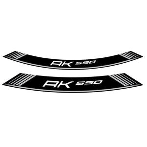 Rim strip PUIG AK550 9630P ezüst set of 8 rim strips