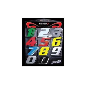 Matrica PUIG NUMBER 2 4255R piros 115mm (5 units)