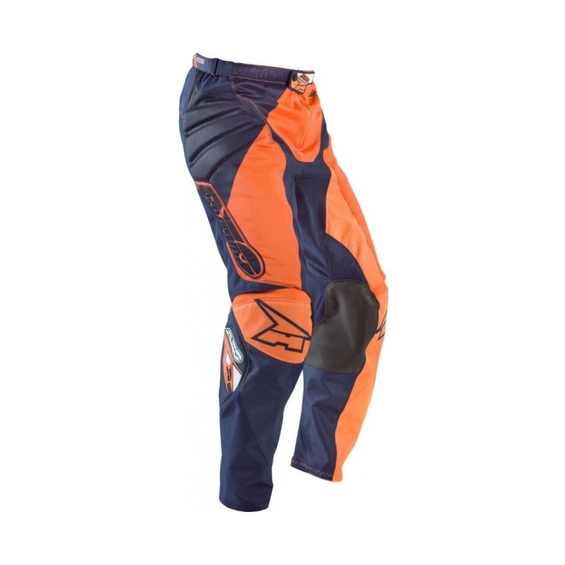 Motocross nadrág AXO Motion 4 Kék-Fluo narancs akció kiárusítás