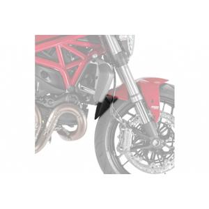 Front fender extension PUIG 3897N fekete