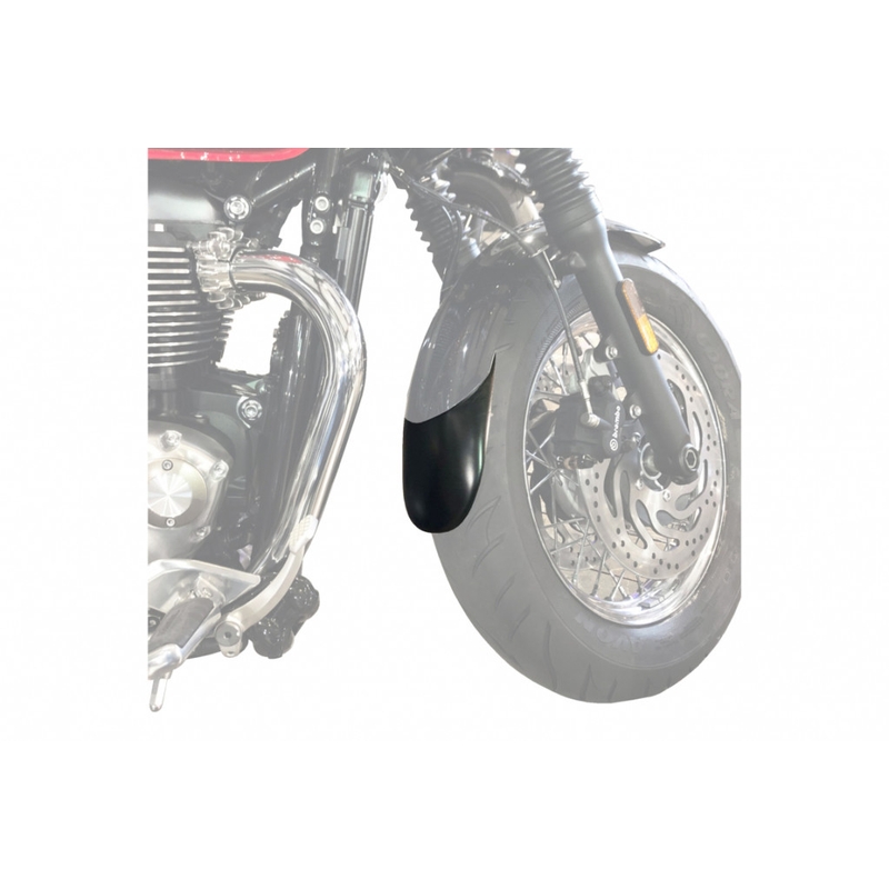 Front fender extension PUIG fekete részére HONDA CMX 500 Rebel 2017-2022, TRIUMPH Bonneville Speedmaster 1200 2018-2026