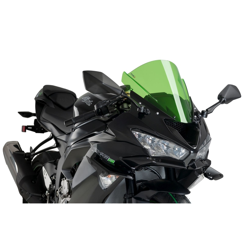 Side spoilers PUIG SPORT fekete részére KAWASAKI ZX-6R 636 Ninja (2013<) 2019-2023