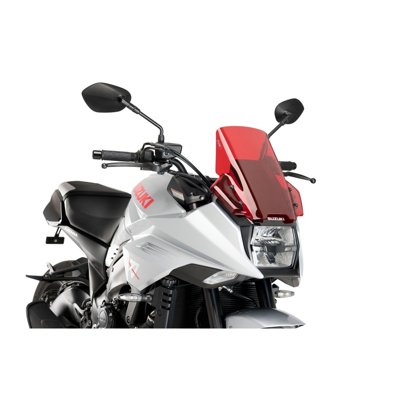 Windscreen PUIG TOURING piros