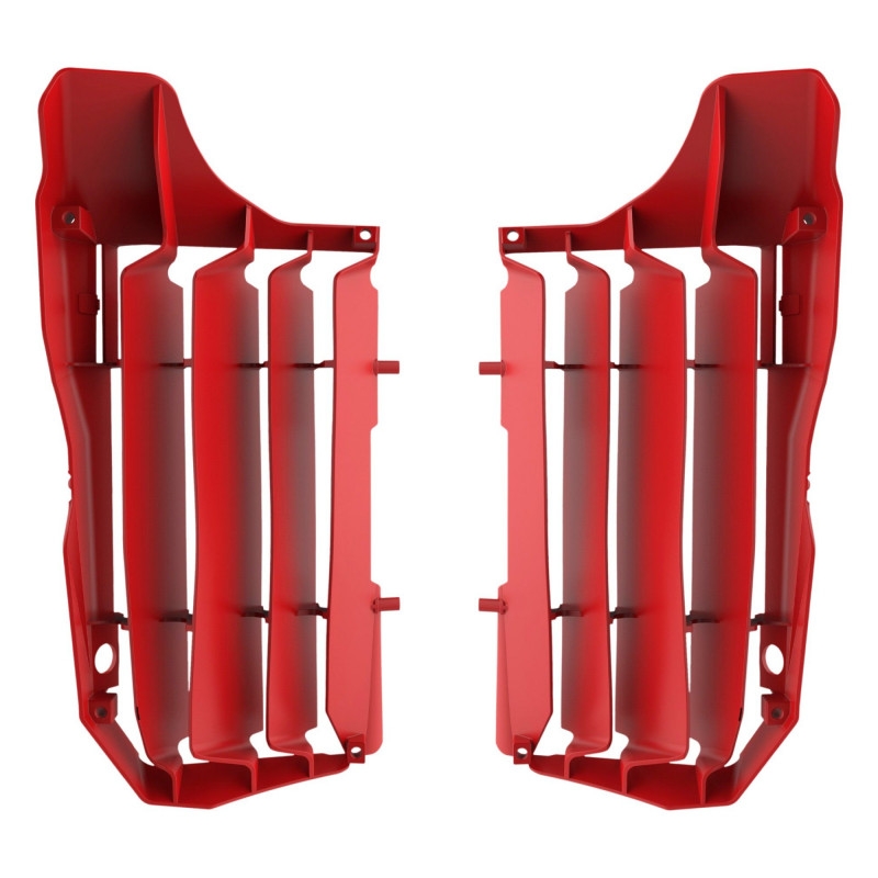 Radiator Louvers POLISPORT red cr04 részére HONDA CRF 250 R 2020-2021, HONDA CRF 250 RX  2020-2021