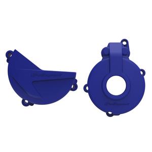 Clutch and ignition cover protector kit POLISPORT 91007 kék