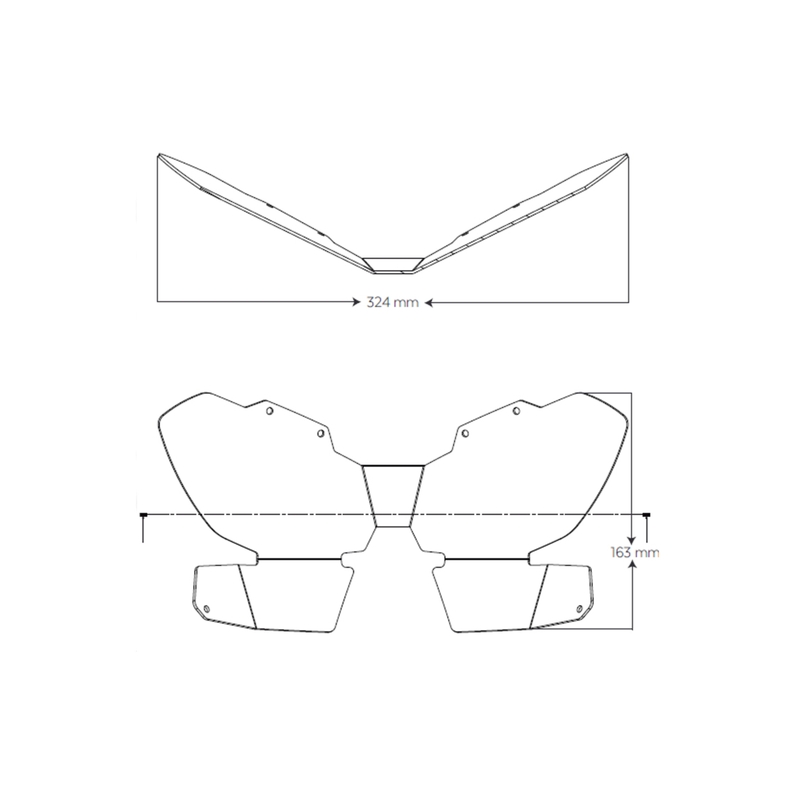 Headlight protector PUIG áttetsző