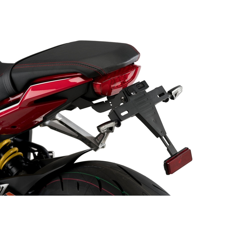 Adjustable license support PUIG fekete
