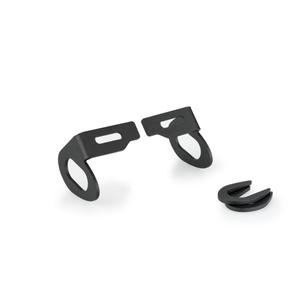 Turn lights plate supports kit PUIG 20532N fekete