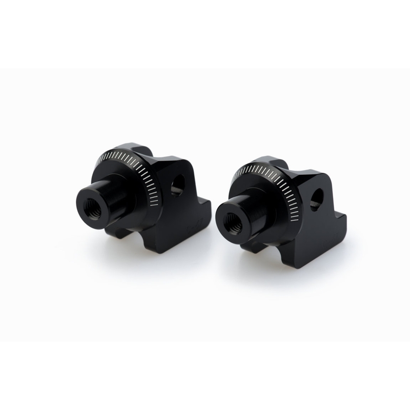 Footpeg adapters PUIG fekete részére TRIUMPH Tiger 900 2020-2025