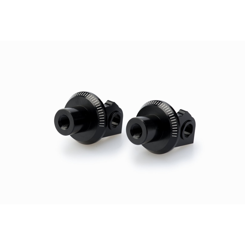 Footpeg adapters PUIG fekete részére KTM Super Duke 1290 / R 2020-2024, KTM Super Duke 1390 R / R EVO 2024-2026