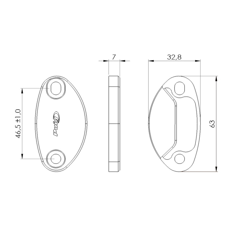 Mirrors caps PUIG fekete részére KAWASAKI ZX-10R / RR Ninja 1000 2016-2026