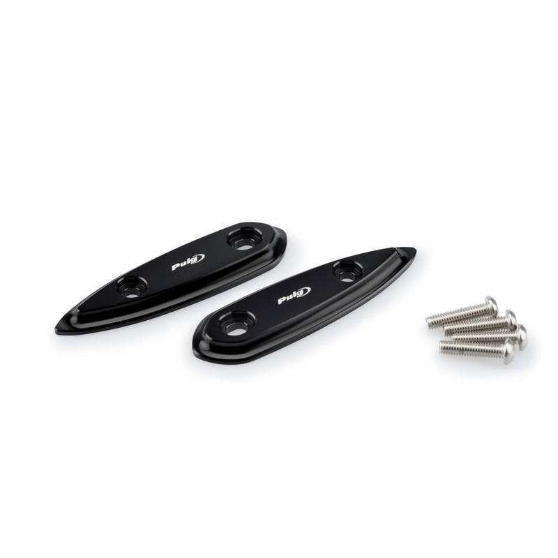 Mirrors caps PUIG fekete részére YAMAHA YZF-R3 2015-2019